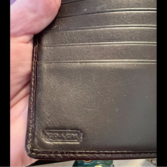 Coach Vintage Soho Signature Canvas & Leather Buckle Bifold Wallet